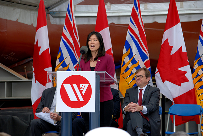 Bowinn Ma, MLA for North Vancouver-Lonsdale.